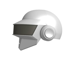 daft punk thomas helmet props 3d print model - Mito3D