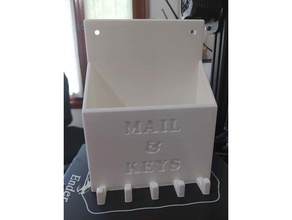 mailbox holder tool holders & boxes box stuff mail 3d print model - Mito3D