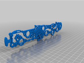 dr tardis bracelet 3d impression 3d print model - Mito3D