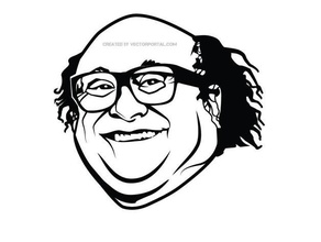 danny devito wall art signs & logos 2d frank funny sign gift joke luggage valentines day gifts mount mounted 3d print model - Mito3D