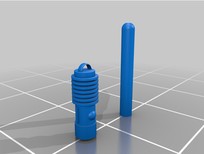 lightsaber keychain 3d printing 3d print model - Mito3D