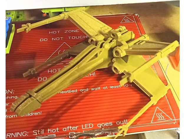 ala kit puzzle Guerre stellari stella guerre 3D print model - Mito3D