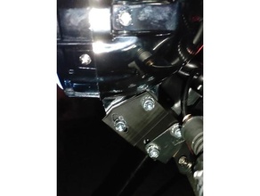 m1p lampenhalter-verl ngerung e-chopper lamp holder automotive 3d print model - Mito3D