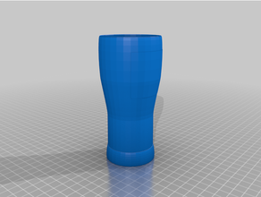 cerveza vaso medio litro maceta contenedores 3d print model - Mito3D