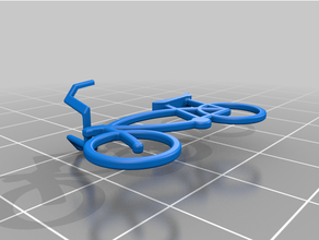 Fahrrad heiße Reifen Spielzeuge Spiele 164 164scale Rahmen Benutzerdefiniert Druckguss Diorama Dioramen Modell 3d print model - Mito3D