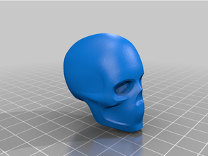 crâne armature art argile sculpture 3d print model - Mito3D