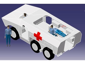 adapte ambulans otomotiv 3d print model - Mito3D
