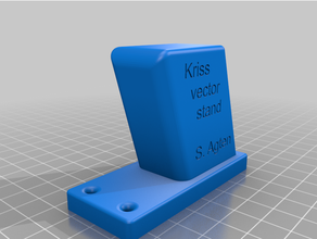 krytac kriss vector stand hobby 3d print model - Mito3D