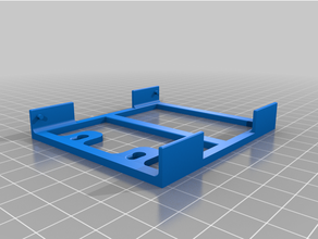 ssd wall mount bracket electronics 3d print model - Mito3D