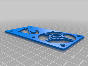 meshlicious ssupd rear plate aorus 60mm single fan 3d print model - Mito3D