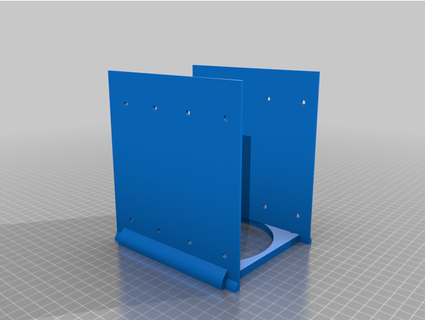 sencillo 4xhdd estante soporte cazz hdd 3d print model - Mito3D