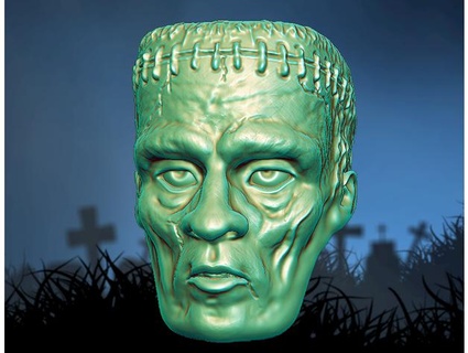 Frankenstein mostro squillare vegoilguy Halloween gioielleria 3d print model - Mito3D