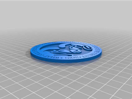 RAM monnaie technologie melvin pièces badges Bitcoin crypto éthérée 3d print model - Mito3D