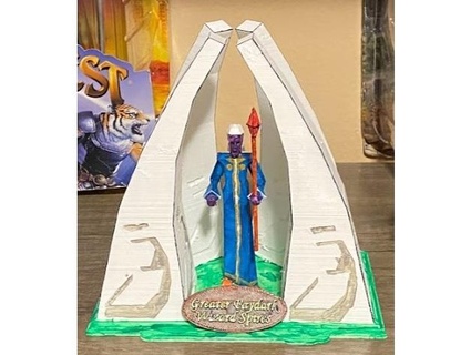 wizard spires gamingnerd Art dark elf everquest magic sorcerer 3d print model - Mito3D