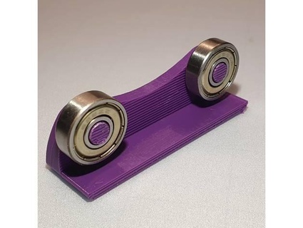 vinil rulo rulman kimyasallar kendin yap minyatür Cricut besleyici Kulp destek siluet kesici 3d print model - Mito3D
