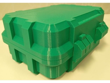 latching rugged box - standard aedazan Containers 3d print model - Mito3D