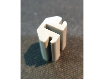 clip mounting acrylic panel aluminium extrusion printermeister 3D Printing 3d print model - Mito3D