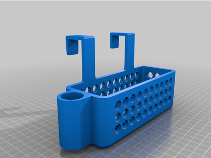 Utilitário Pia lavanderia banheira acessório cesta boca casa 3d print model - Mito3D