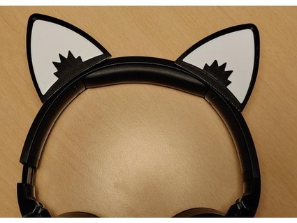 cat ears remix damhnaitt Accessories 3d print model - Mito3D