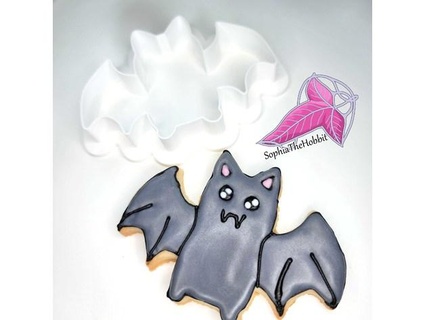 yarasa kurabiye kesici Sofiathehobbit mutfak yemek pil örtmek kılıf free3dcutter cadılar bayramı korkutucu 3d print model - Mito3D