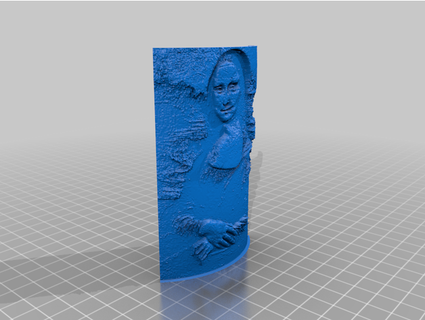mona lisa sofiavlataki 3D stampa 3d print model - Mito3D