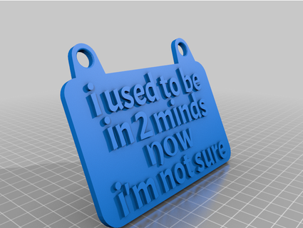 2 menti awelshman segni loghi 3d print model - Mito3D