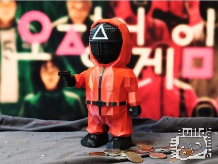 calamar Jeu monnaie banque erwoong jouet accessoires tirelire porcin 3d print model - Mito3D
