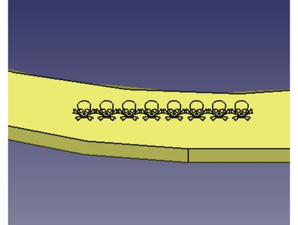pirate sabre casser forme enfant dr grenouille rd 3d print model - Mito3D
