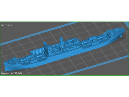 1 1250 efc 1013 yük gemisi alternatif güverte yükü 2 cg111 3d print model - Mito3D