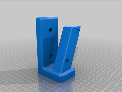 glock 19 wall mount ddd designs 3d print model - Mito3D