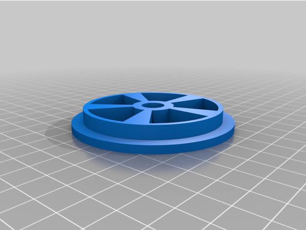 bobine centre + espaceur pleinement paramétrique f3d file imprimeur 3D print model - Mito3D