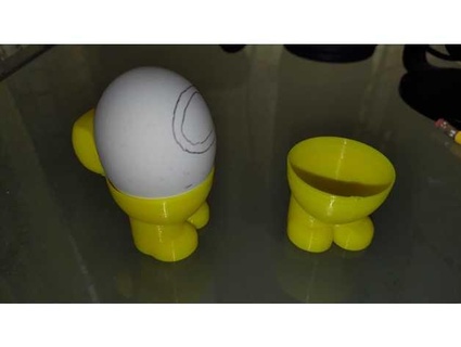 Oeuf démarrage pieds us style frimer 3d print model - Mito3D