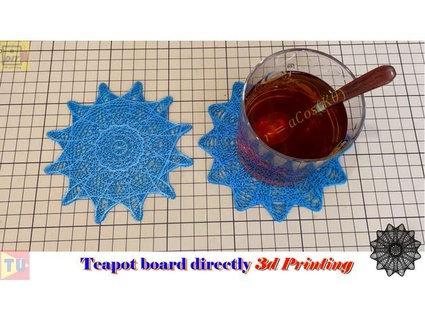 print beautiful teapot board directly zhwang168 3d print model - Mito3D