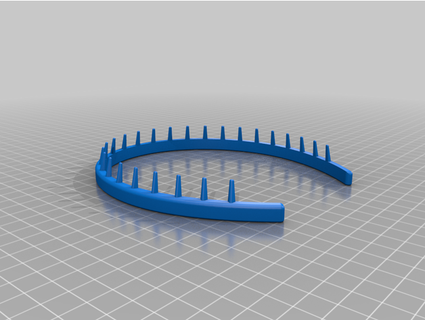 hair band roversochi 3d print model - Mito3D