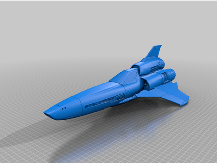 mk ii viper battlestar galactica 375 v2 roneyzf 3d print model - Mito3D