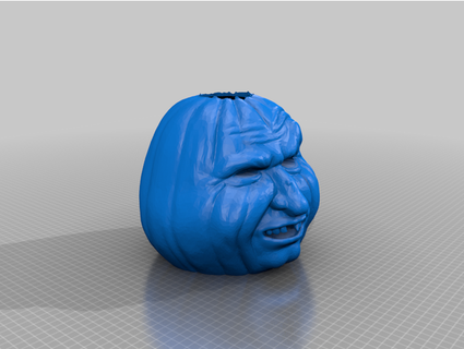 grumpy pumpkin remix maxillary teeth j marks101 3d print model - Mito3D