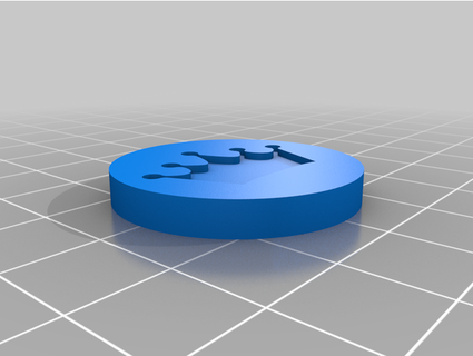 simple checker replacement swedishfishbandit 3d print model - Mito3D