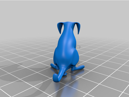 Labrador perdiguero caca npcx 3d print model - Mito3D
