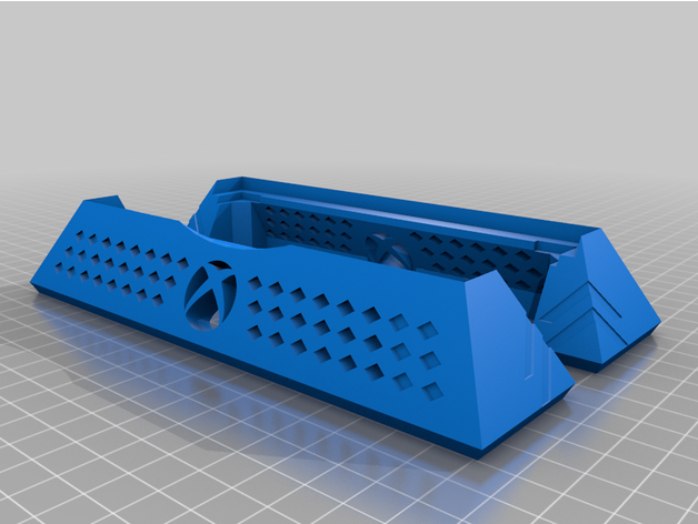 xbox Serie horizontal Stand achteckigerVektor 3D print model - Mito3D