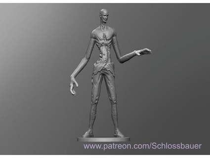 Zombie Schloßbauer 3d print model - Mito3D