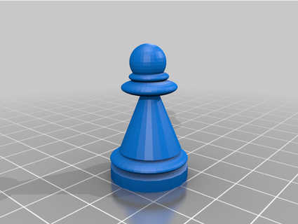 chess pawn spence30 3d print model - Mito3D