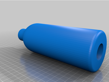 oyuk şişe 3d hedef nerf silahlar weebthepeople 3d print model - Mito3D