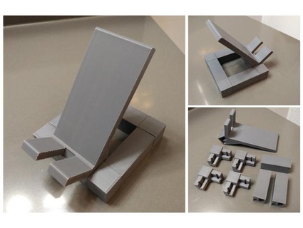 modular Telefon Stand prozente 3d print model - Mito3D