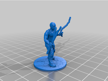 bandit chain stick table top game enemy weebthepeople 3d print model - Mito3D