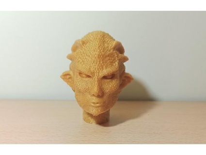 cecaelia cabeza busto negro martes 3d print model - Mito3D