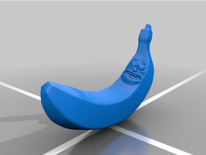 Banane Rick nachofast 3d print model - Mito3D