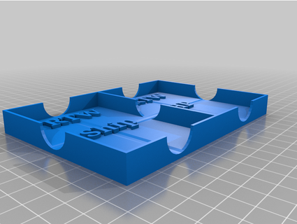 regla olas tarjeta soporte mhaywood 3d print model - Mito3D