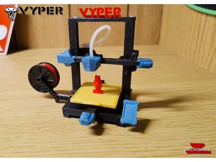 anycubic vyper 1 8 escala móvel machados fogo cruzado 3d print model - Mito3D