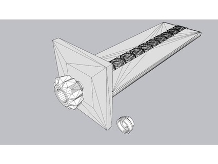 ender 3 escondido noozle suporte refazer manos 3d print model - Mito3D