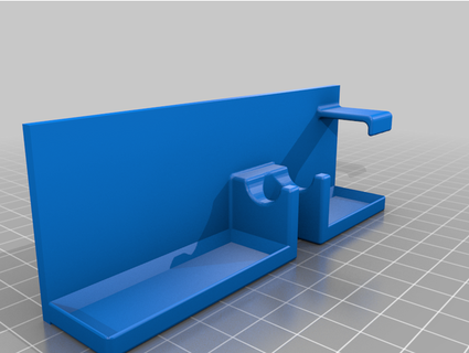 airbrush mount ikea skadis mrsignalplus 3d print model - Mito3D